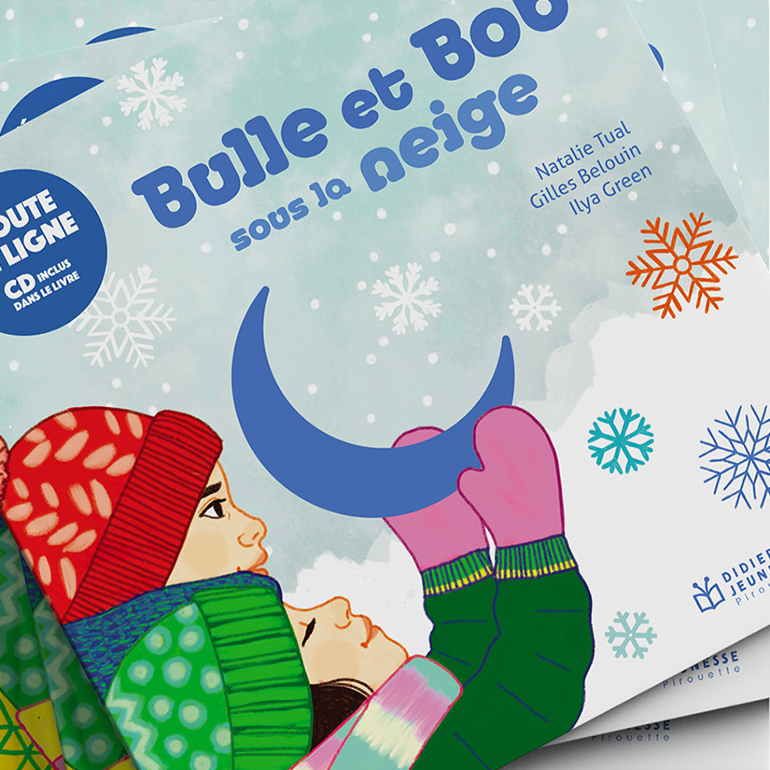 Bulle et Bob sous la neige